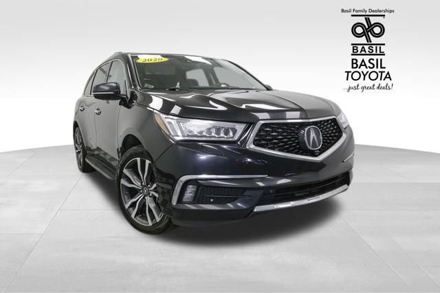 Used 2020 Acura MDX Advance Package with VIN 5J8YD4H83LL803611 for sale in Lockport, NY