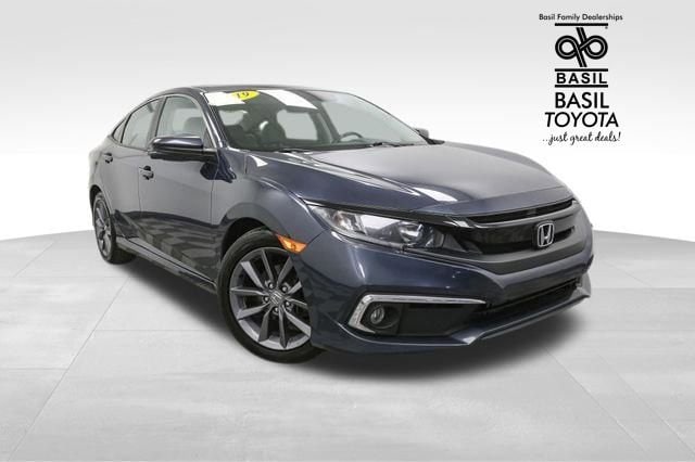 Used 2019 Honda Civic EX with VIN 19XFC1F35KE002734 for sale in Lockport, NY