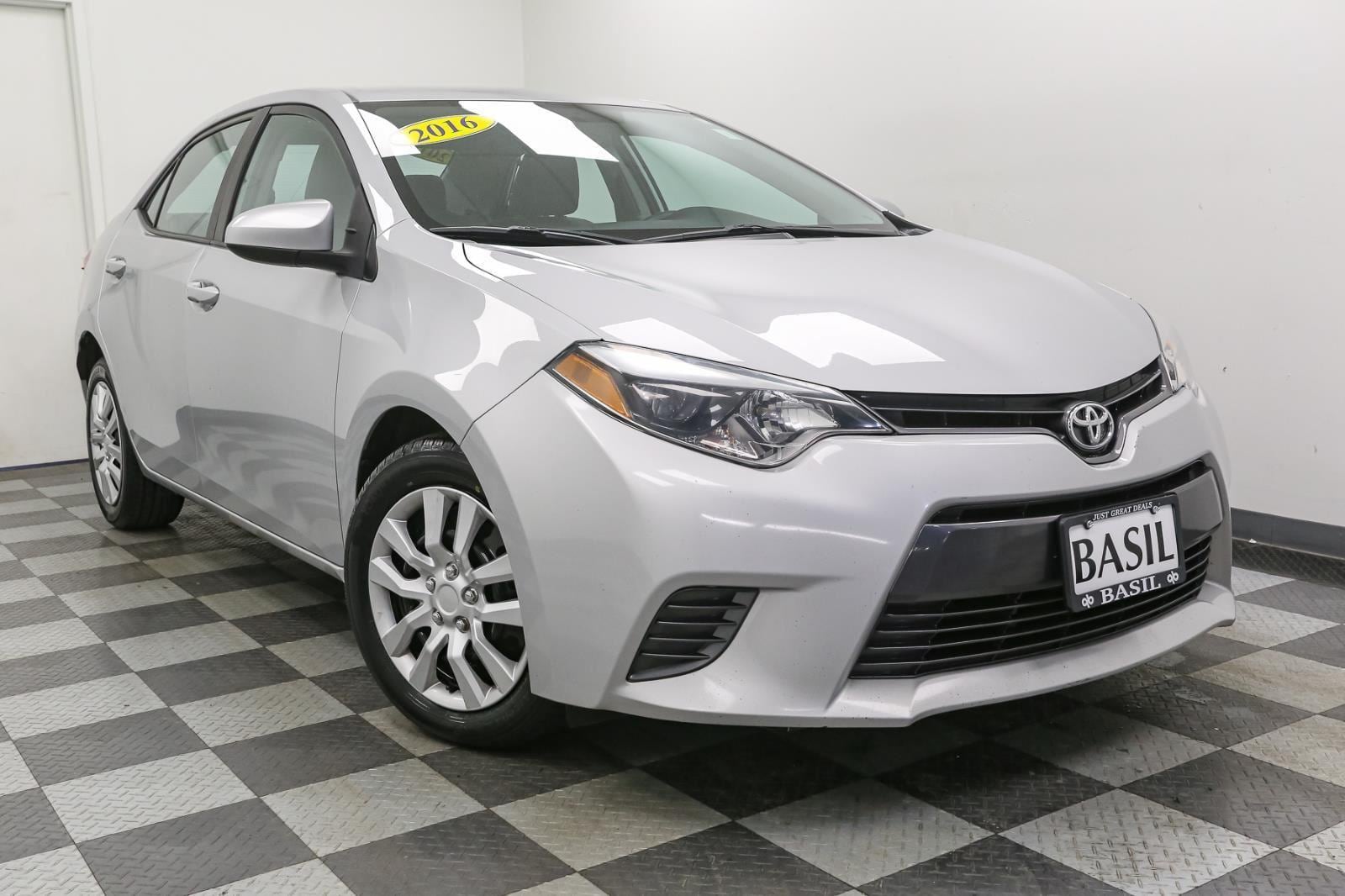 Used 2016 Toyota Corolla LE with VIN 2T1BURHE7GC625190 for sale in Lockport, NY