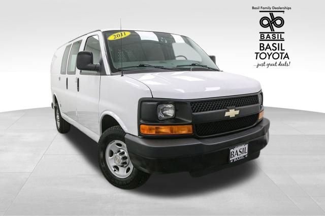 Used 2011 Chevrolet Express Cargo Work Van with VIN 1GCWGFBA9B1138907 for sale in Lockport, NY