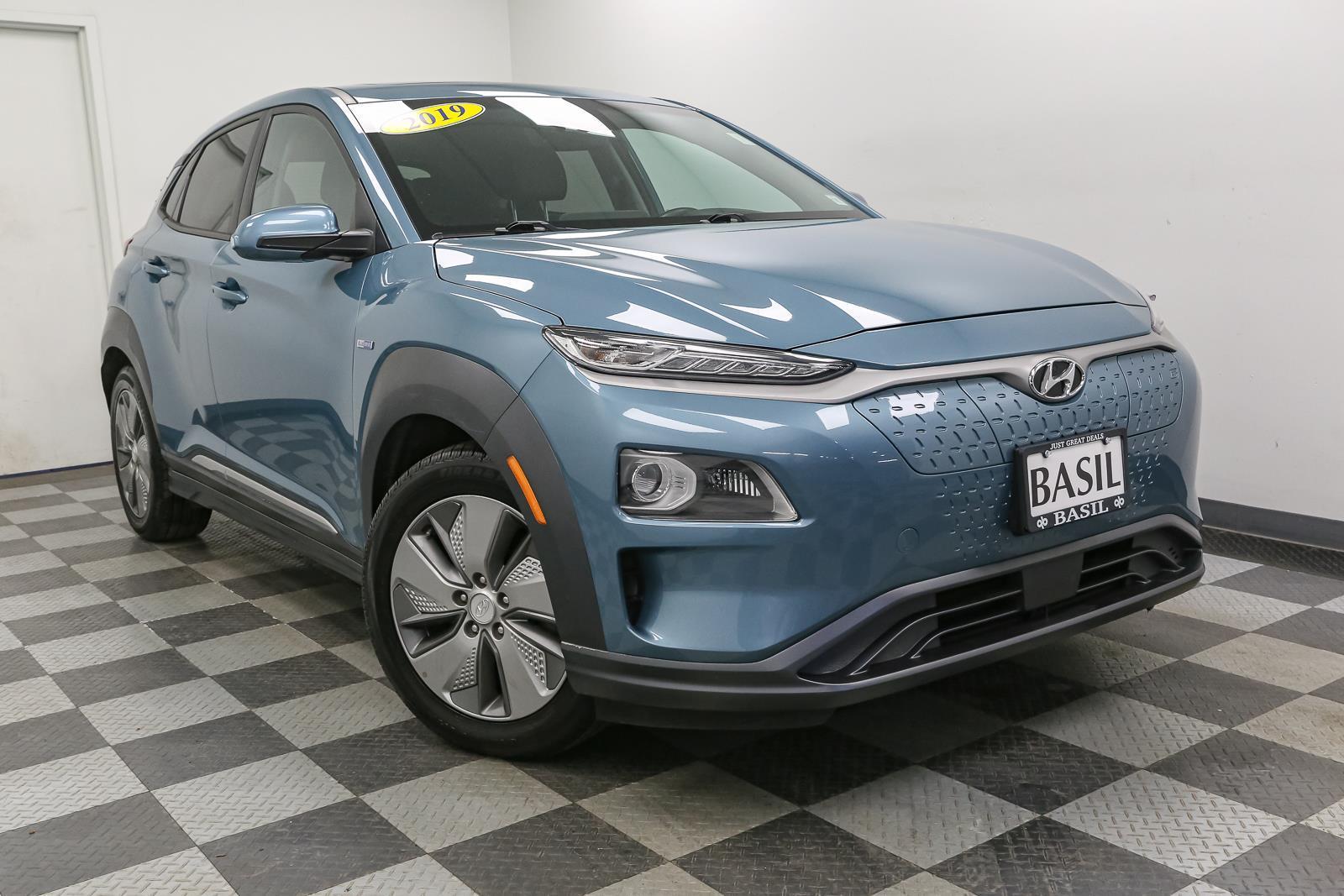 Used 2019 Hyundai Kona EV Ultimate with VIN KM8K53AG1KU047326 for sale in Lockport, NY