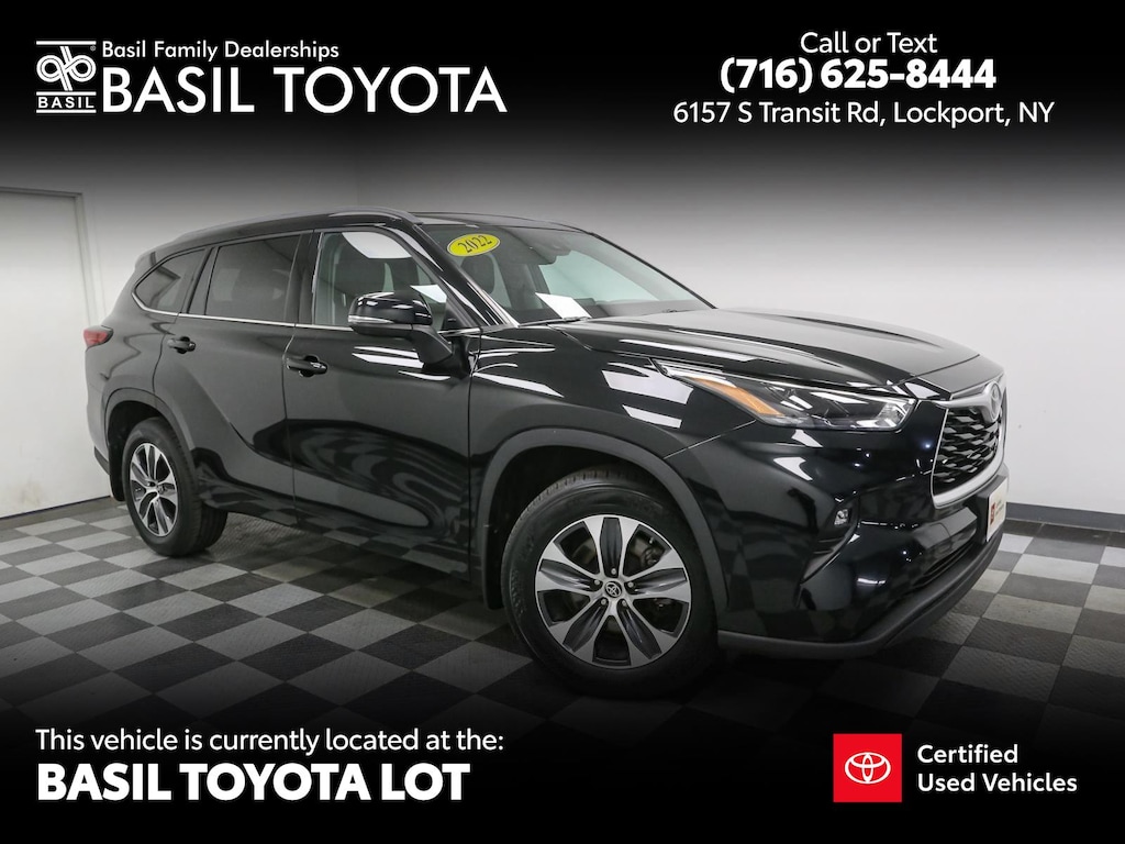 Certified 2022 Toyota Highlander XLE SUV