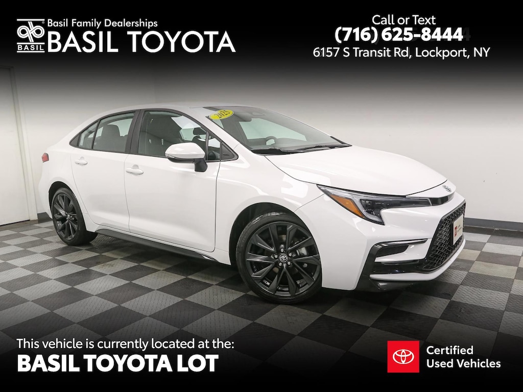 Certified 2025 Toyota Corolla SE Sedan