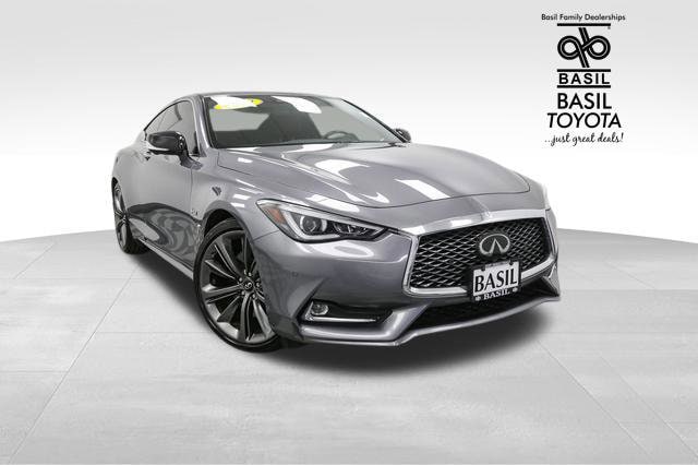 Used 2019 INFINITI Q60 Coupe RED SPORT with VIN JN1FV7EL0KM440399 for sale in Lockport, NY