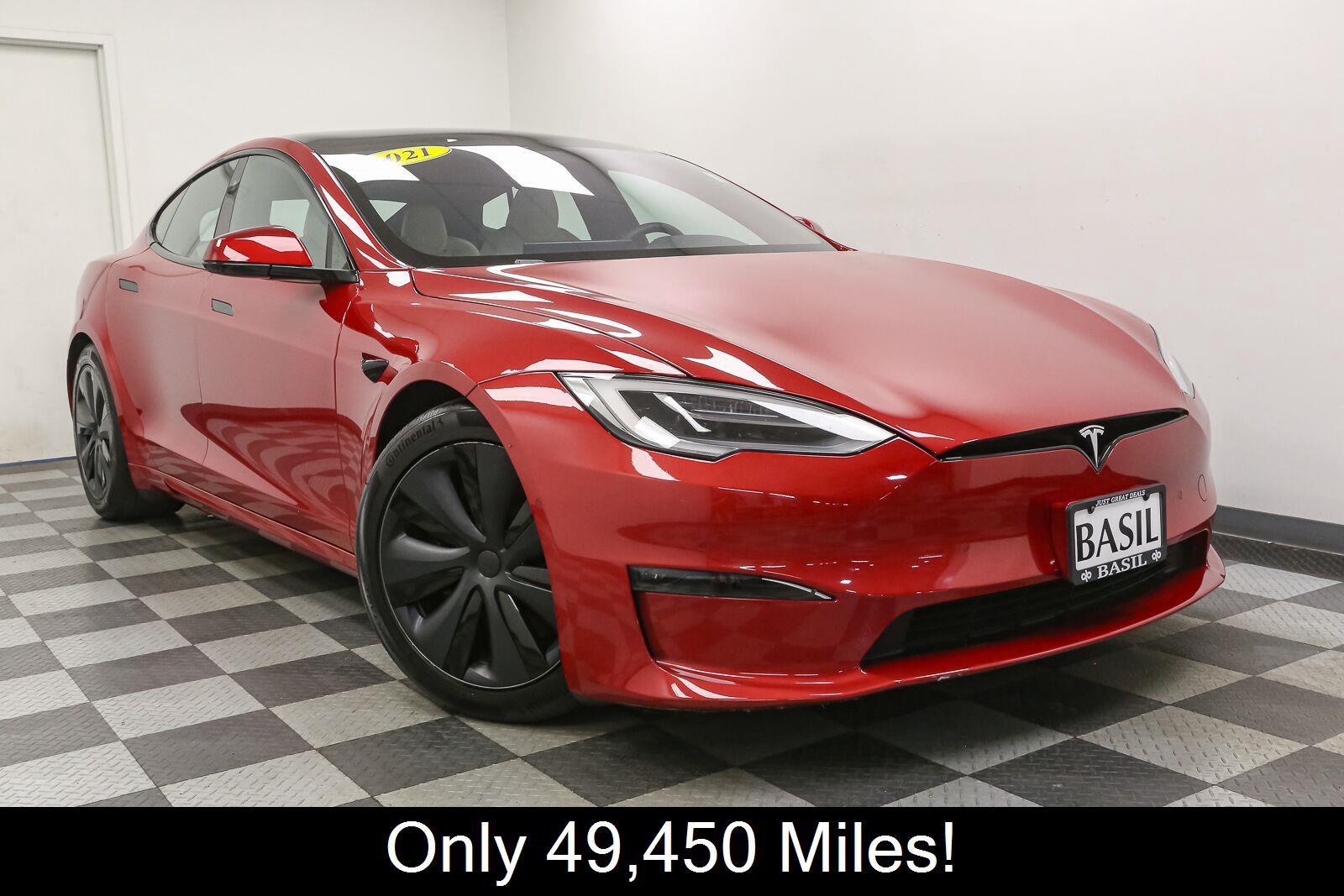 Used 2021 Tesla Model S Long Range Plus with VIN 5YJSA1E55MF452940 for sale in Lockport, NY