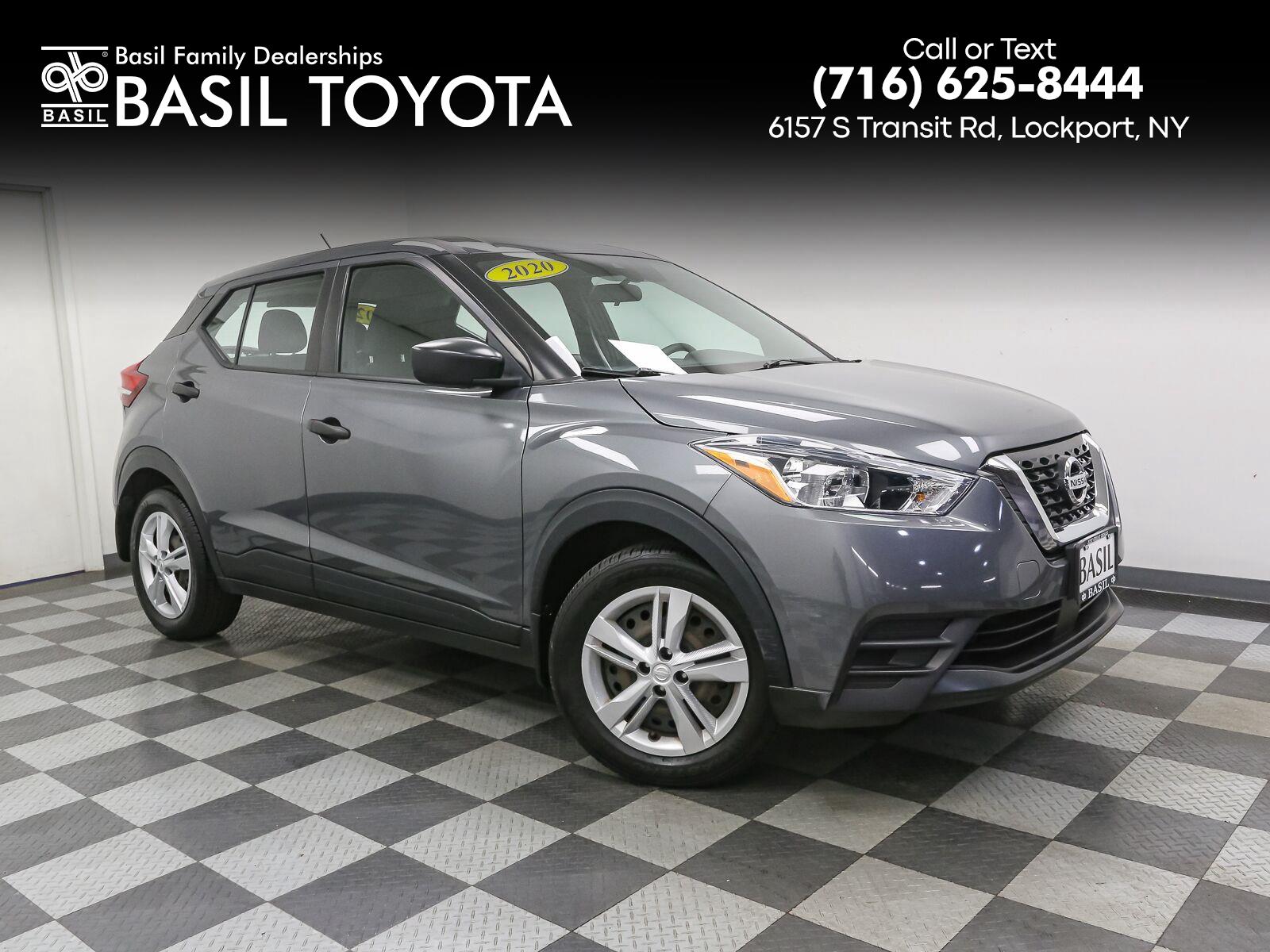 Used 2020 Nissan Kicks S with VIN 3N1CP5BV3LL542668 for sale in Lockport, NY