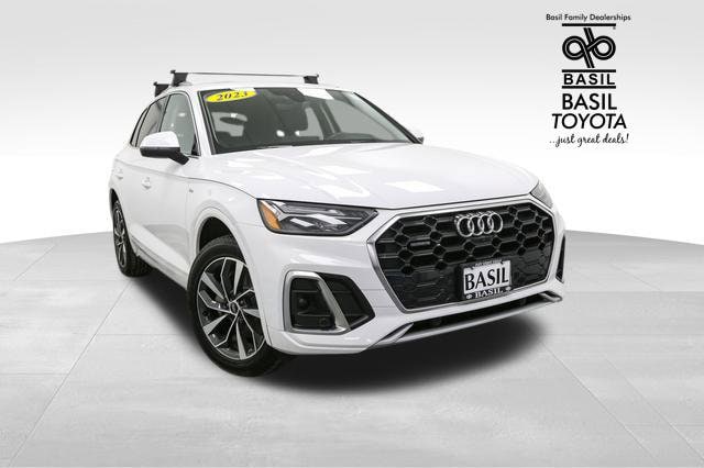 Used 2023 Audi Q5 Premium Plus with VIN WA1EAAFY2P2063146 for sale in Lockport, NY