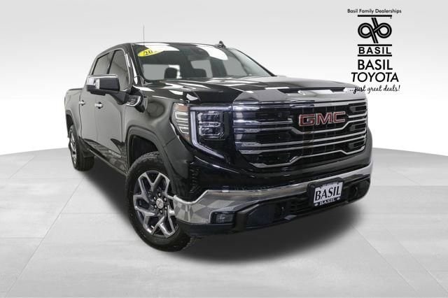 Used 2024 GMC Sierra 1500 SLT with VIN 3GTUUDE86RG110037 for sale in Lockport, NY