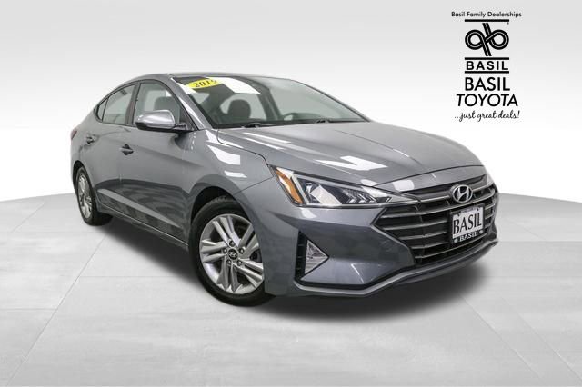 Used 2019 Hyundai Elantra SEL with VIN KMHD84LF2KU734406 for sale in Lockport, NY