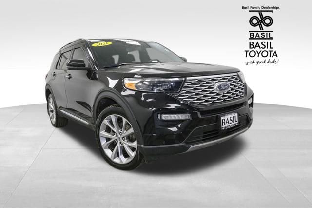 Used 2021 Ford Explorer Platinum with VIN 1FM5K8HC0MGA74198 for sale in Lockport, NY
