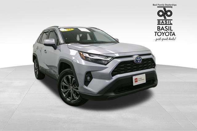 Certified 2022 Toyota RAV4 XLE Premium with VIN 4T3B6RFV3NU086602 for sale in Lockport, NY