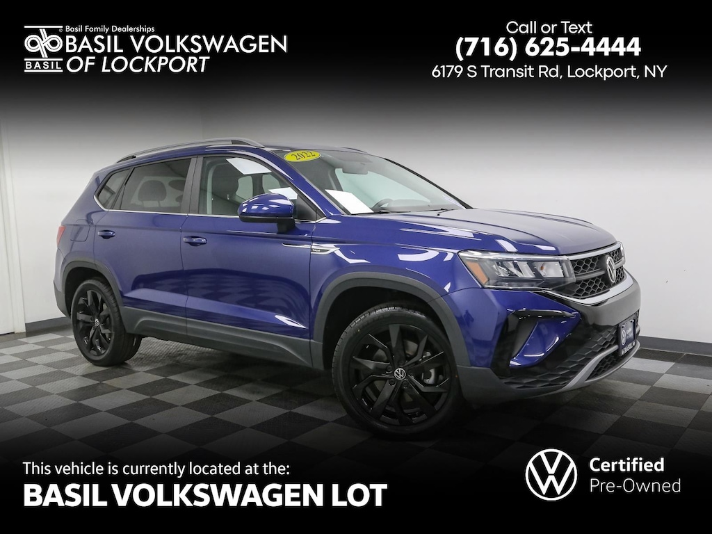 Certified 2022 Volkswagen Taos SE 4MOTION