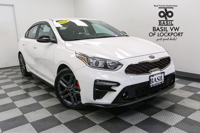 Used 2021 Kia Forte GT-Line with VIN 3KPF34AD7ME334226 for sale in Lockport, NY