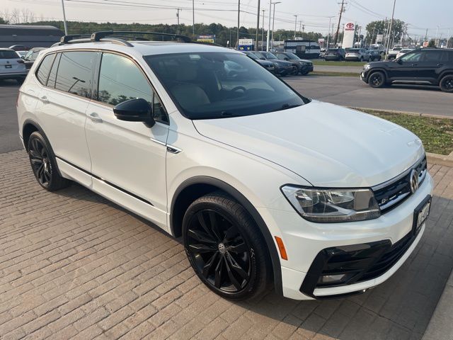 Used 2021 Volkswagen Tiguan SE R-LINE BLACK with VIN 3VV2B7AX8MM087707 for sale in Lockport, NY