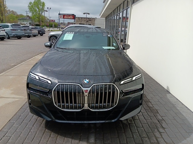 Certified 2023 BMW 7 Series 760i with VIN WBA33EJ03PCM61019 for sale in South Bend, IN