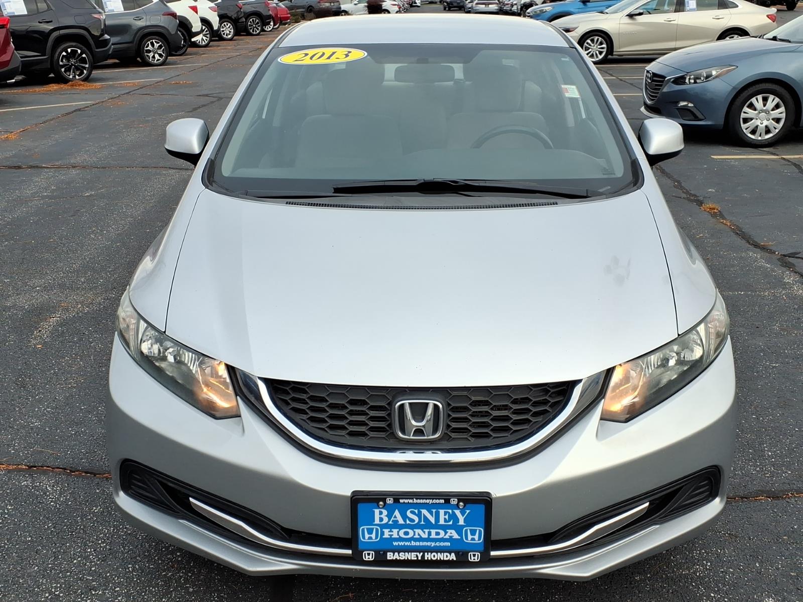 Used 2013 Honda Civic LX with VIN 19XFB2F57DE046201 for sale in Mishawaka, IN