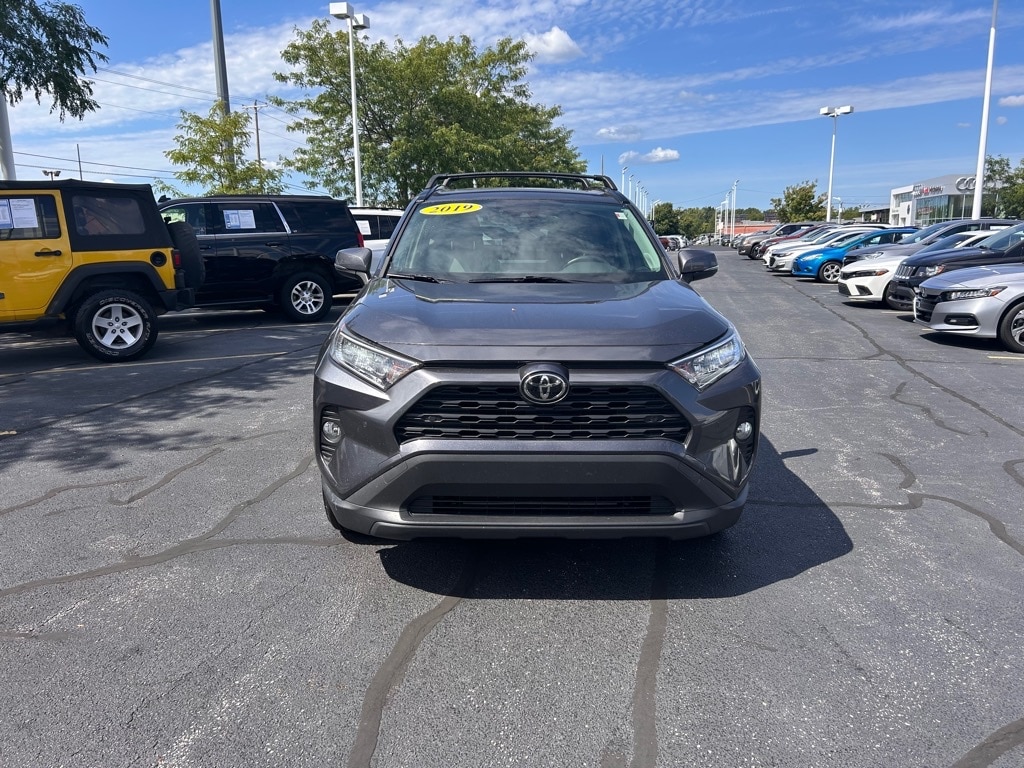 Used 2019 Toyota RAV4 XLE Premium with VIN JTMA1RFV8KJ010328 for sale in Mishawaka, IN