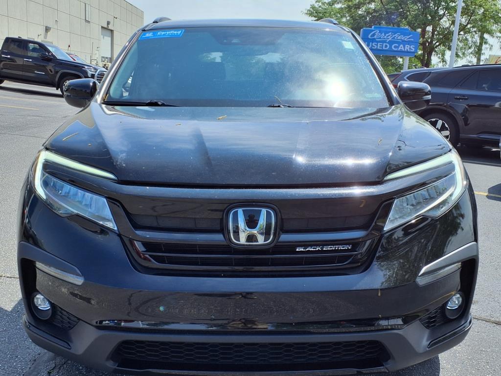 Certified 2021 Honda Pilot Black Edition with VIN 5FNYF6H73MB027626 for sale in Mishawaka, IN