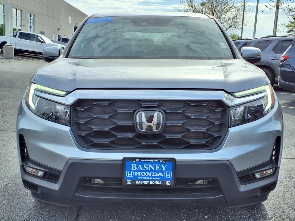Certified 2022 Honda Passport EX-L with VIN 5FNYF8H57NB024983 for sale in Mishawaka, IN