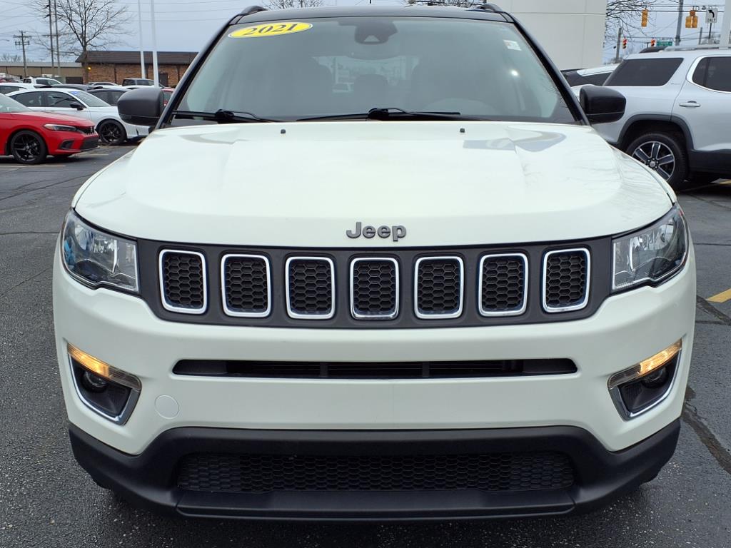 Used 2021 Jeep Compass Trailhawk with VIN 3C4NJDDB1MT600718 for sale in Mishawaka, IN