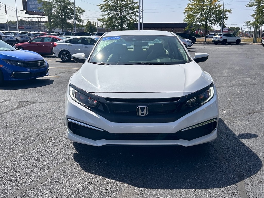 Certified 2021 Honda Civic LX with VIN 2HGFC2F62MH551784 for sale in Mishawaka, IN