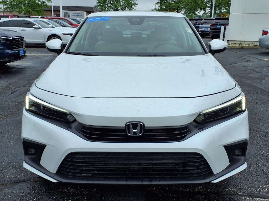 Certified 2022 Honda Civic Touring with VIN 2HGFE1F98NH316984 for sale in Mishawaka, IN