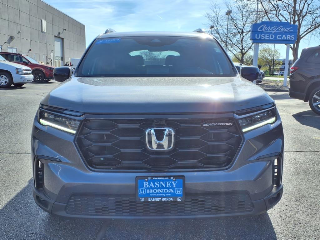 Certified 2025 Honda Pilot Black Edition with VIN 5FNYG1H97SB031404 for sale in Mishawaka, IN