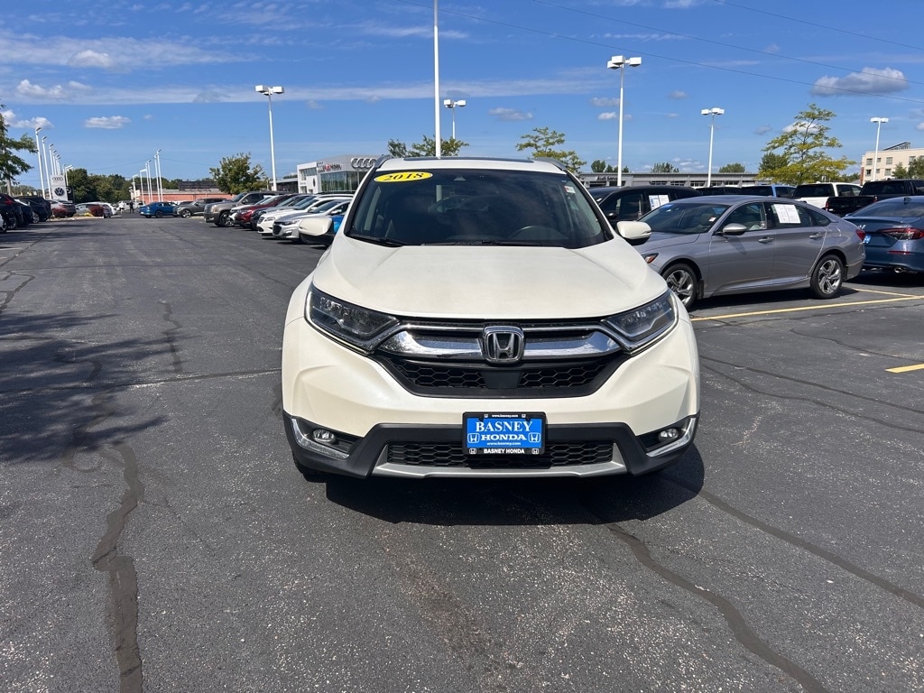 Used 2018 Honda CR-V Touring with VIN 2HKRW2H92JH617263 for sale in Mishawaka, IN