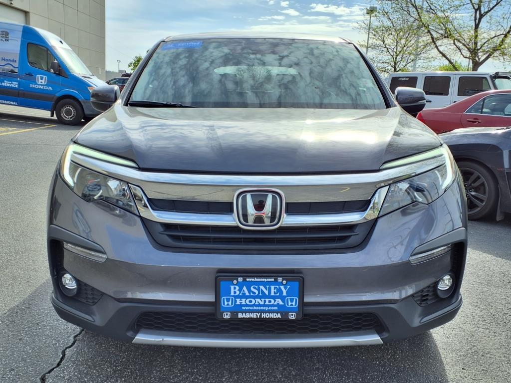 Certified 2022 Honda Pilot EX-L with VIN 5FNYF6H50NB021007 for sale in Mishawaka, IN
