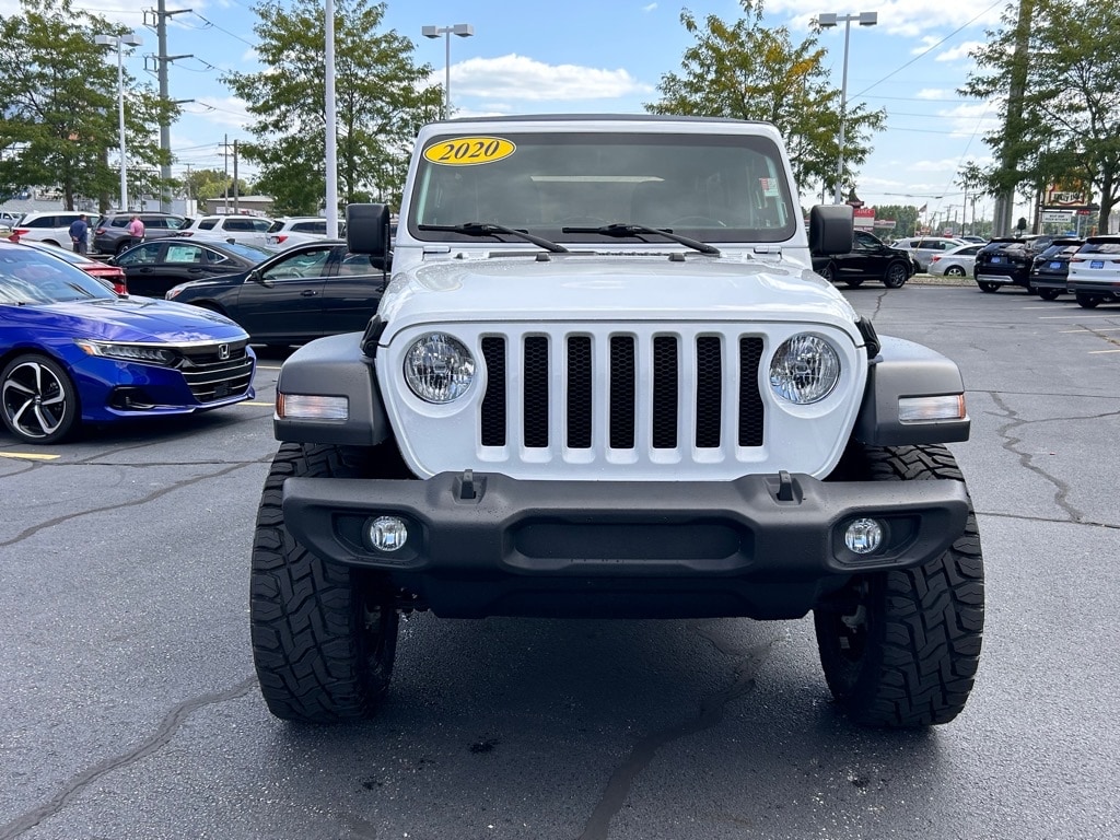 Used 2020 Jeep Wrangler Unlimited Sport S with VIN 1C4HJXDG4LW188071 for sale in Mishawaka, IN