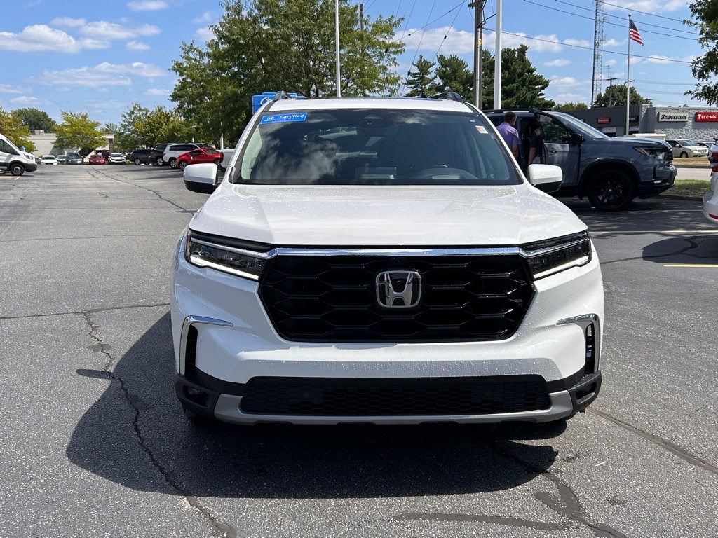 Certified 2023 Honda Pilot Elite with VIN 5FNYG1H80PB044283 for sale in Mishawaka, IN