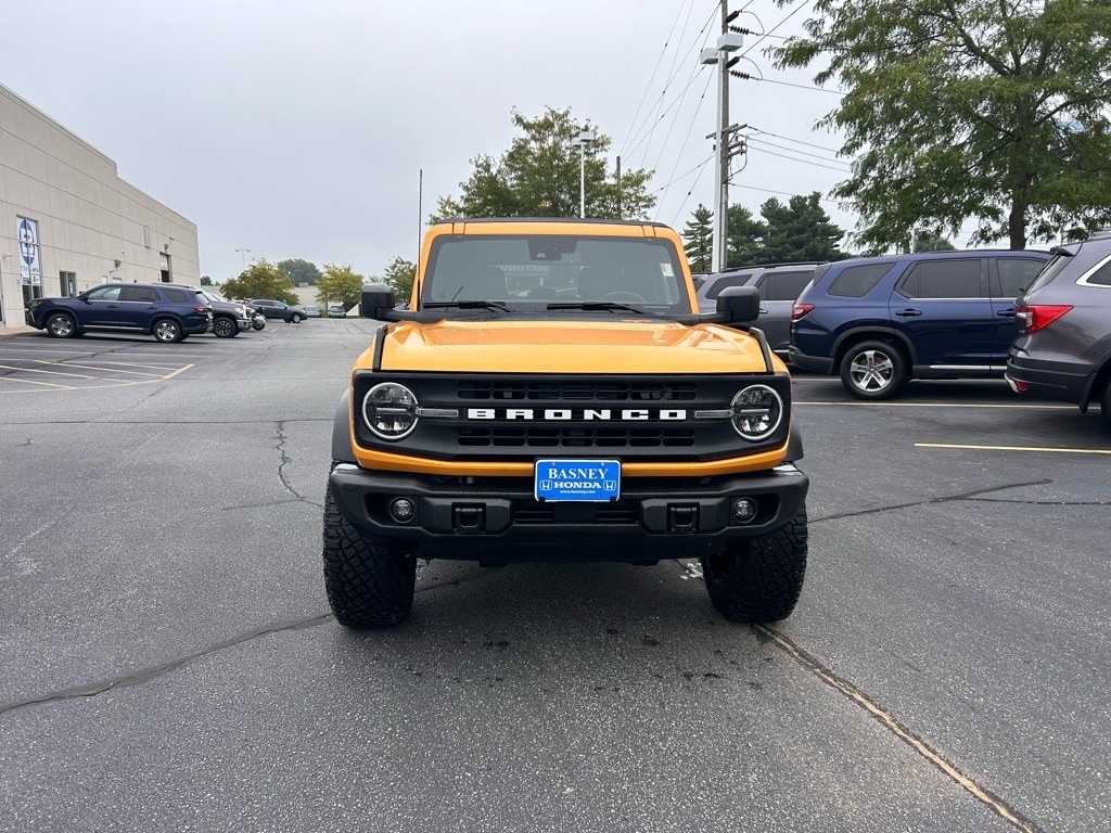 Used 2022 Ford Bronco 4-Door Black Diamond with VIN 1FMDE5BH1NLB88337 for sale in Mishawaka, IN