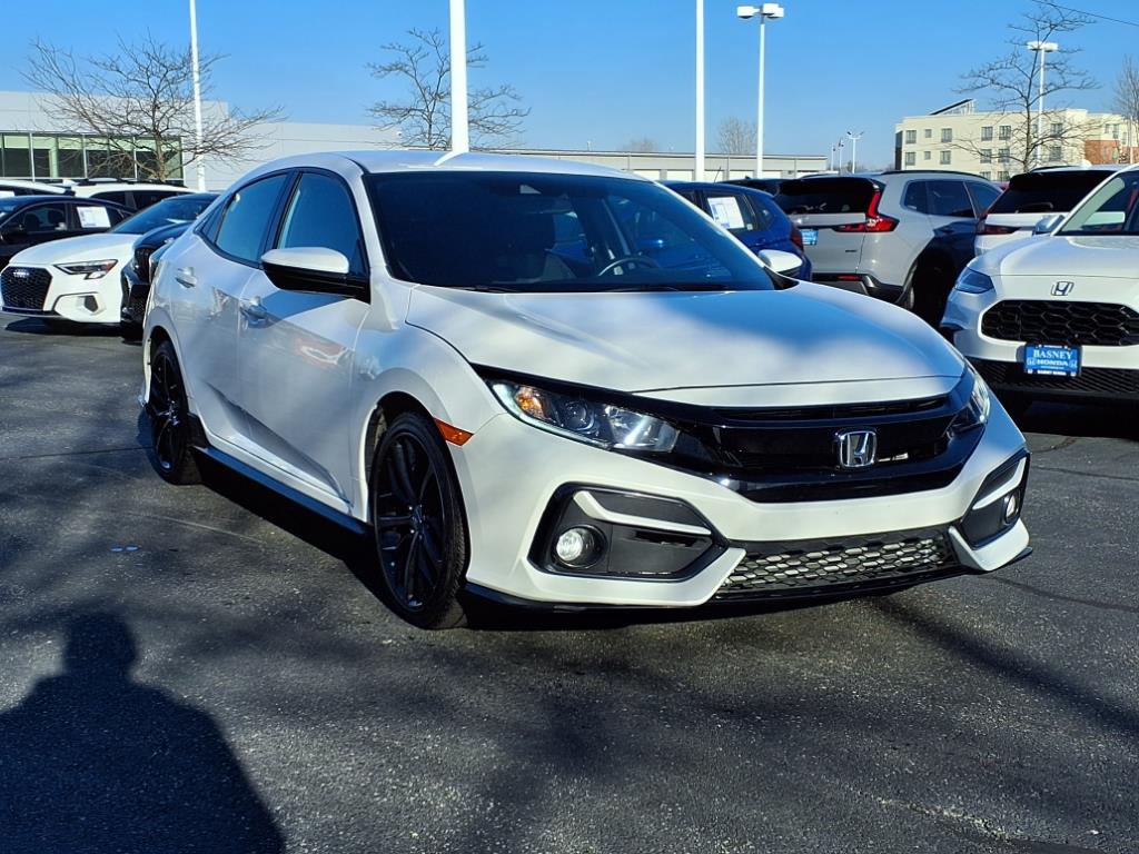 Certified 2021 Honda Civic Hatchback Sport with VIN SHHFK7H47MU404309 for sale in Mishawaka, IN