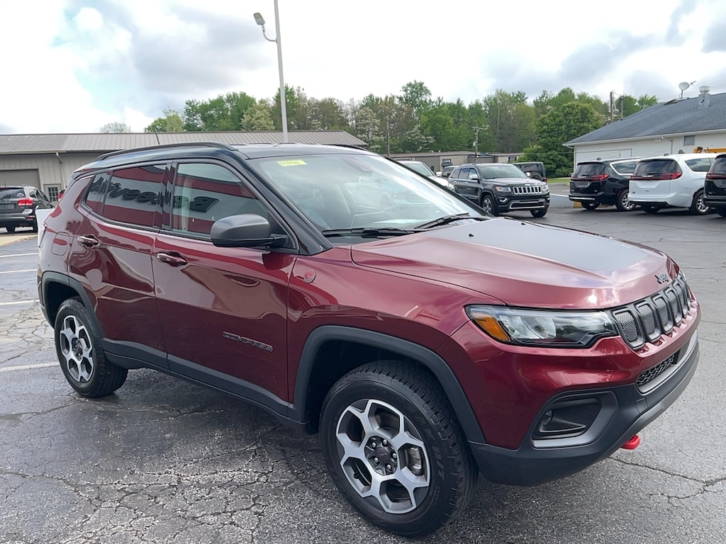 Used 2022 Jeep Compass Trailhawk 4WD Sport Utility Vehicles