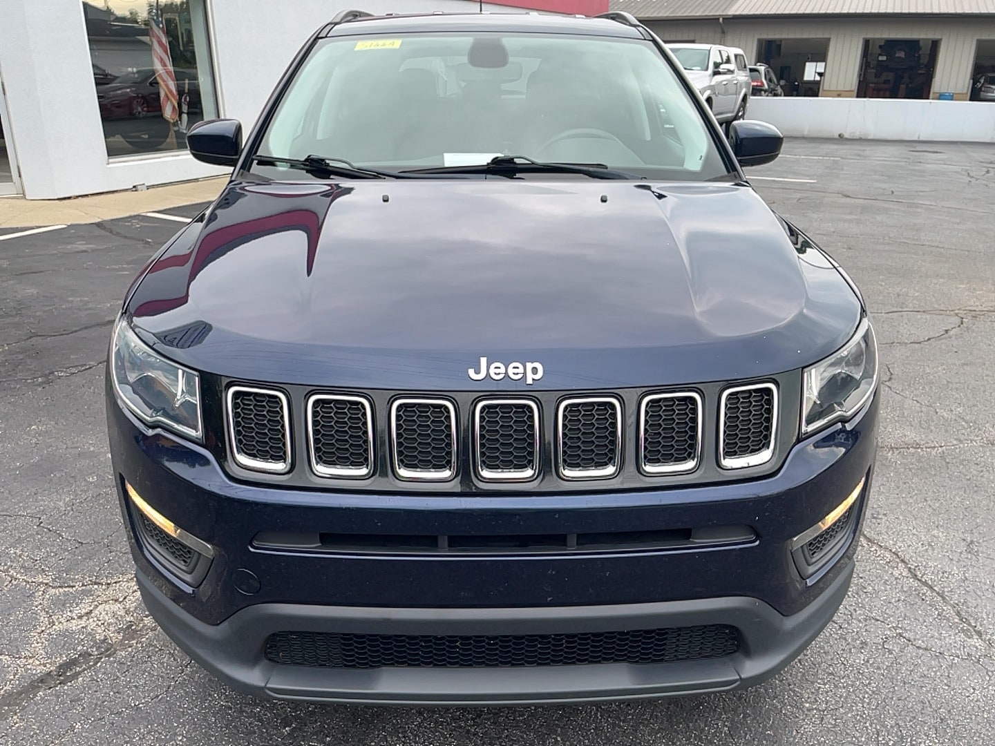 Used 2020 Jeep Compass Sport with VIN 3C4NJCAB2LT166189 for sale in Batesville, IN