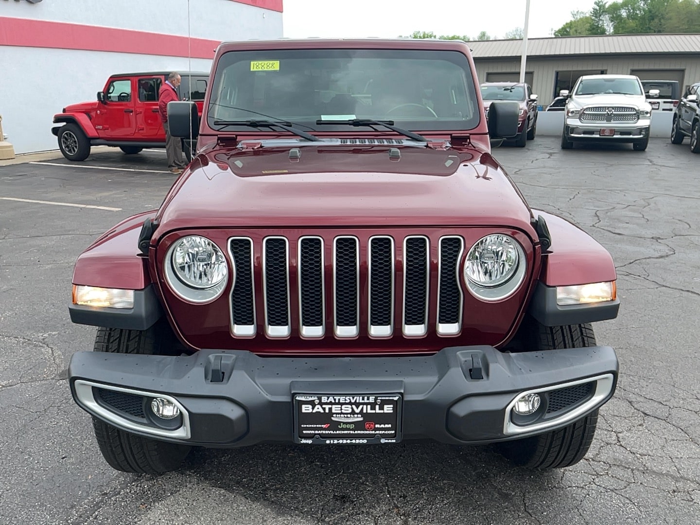 Used 2021 Jeep Wrangler Unlimited Sahara with VIN 1C4HJXEN3MW665510 for sale in Batesville, IN
