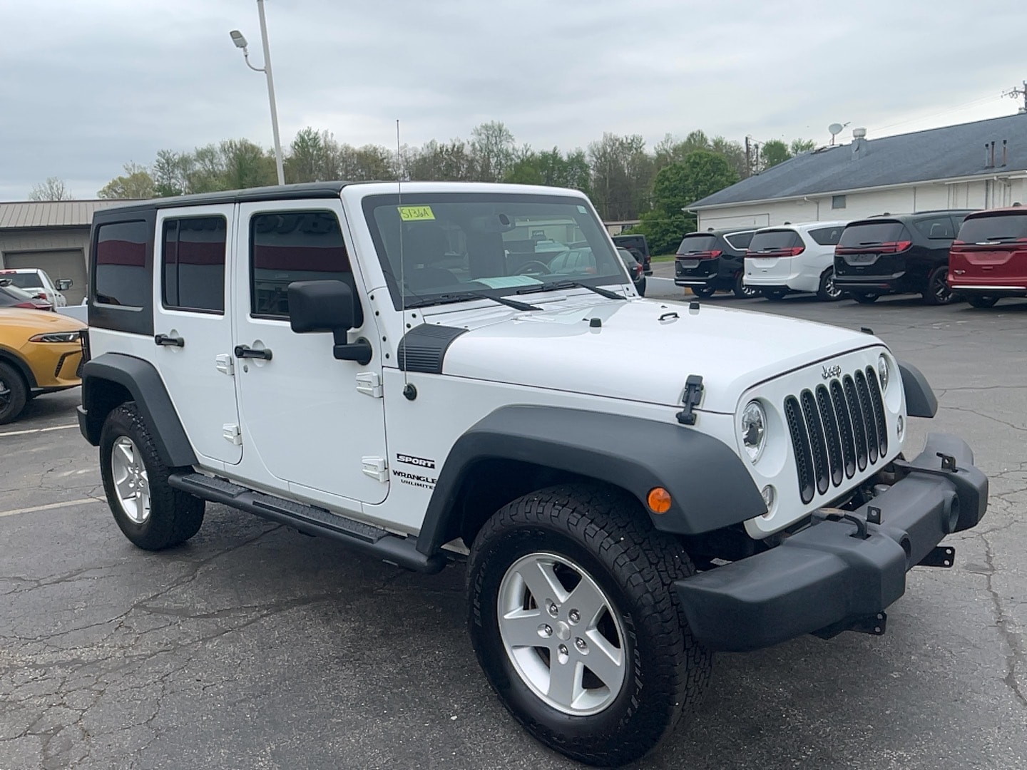 Used 2014 Jeep Wrangler Unlimited Sport with VIN 1C4BJWDG5EL124495 for sale in Batesville, IN