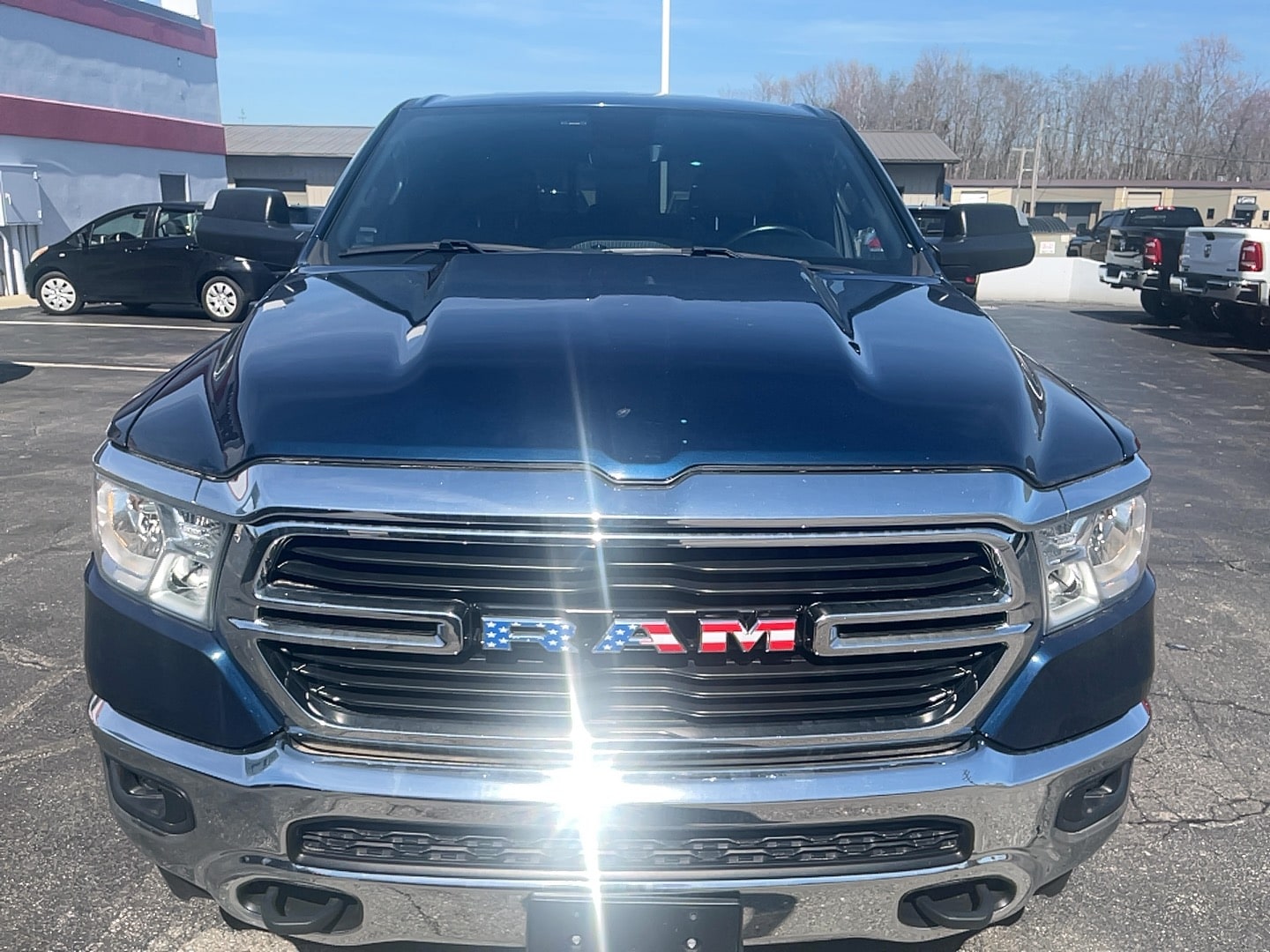 Used 2021 RAM Ram 1500 Pickup Big Horn/Lone Star with VIN 1C6SRFFT8MN518716 for sale in Batesville, IN