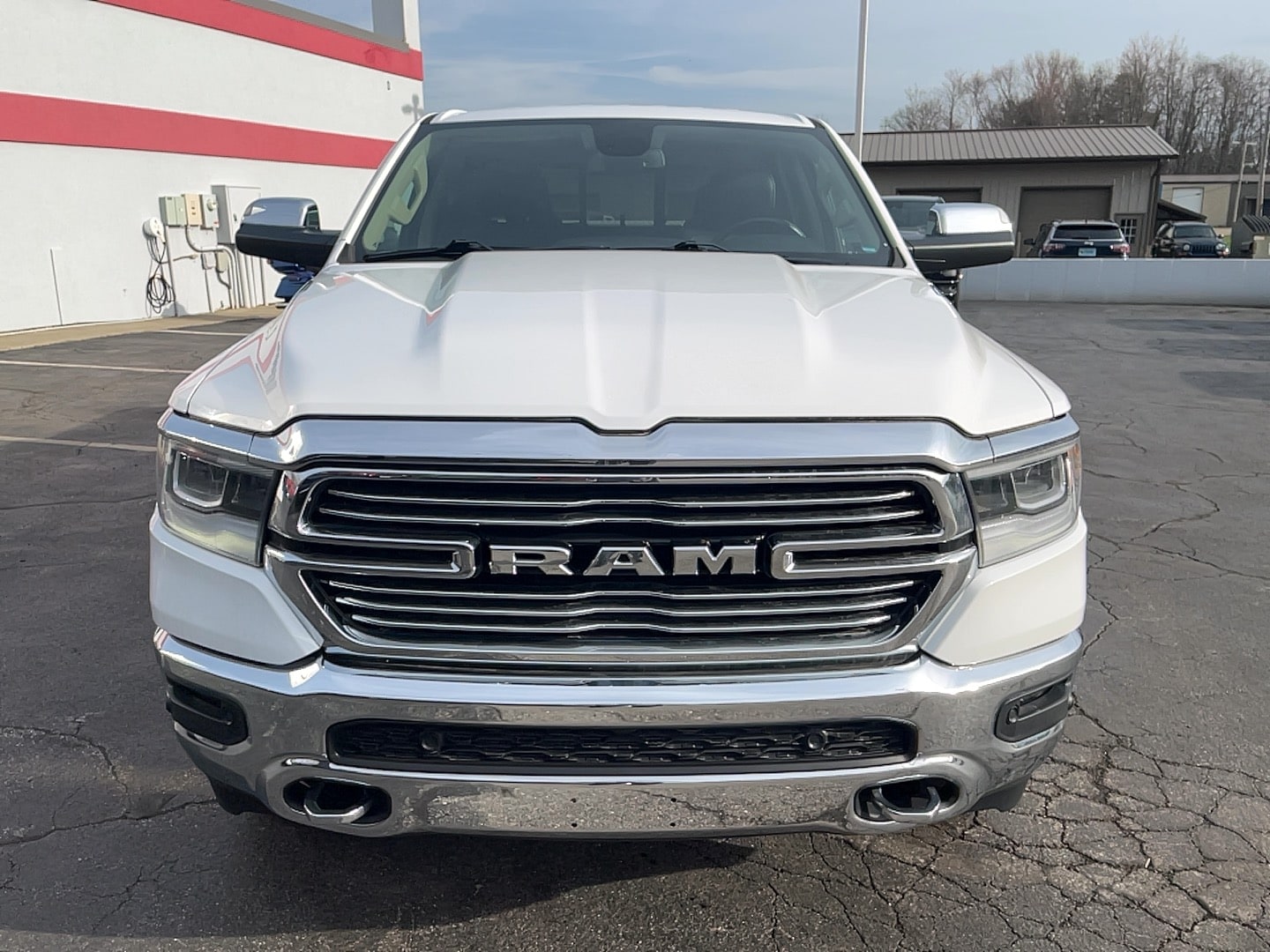 Used 2020 RAM Ram 1500 Pickup Laramie with VIN 1C6SRFJT2LN306870 for sale in Batesville, IN
