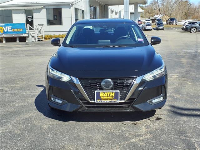 Used 2021 Nissan Sentra SR with VIN 3N1AB8DV5MY311926 for sale in Woolwich, ME