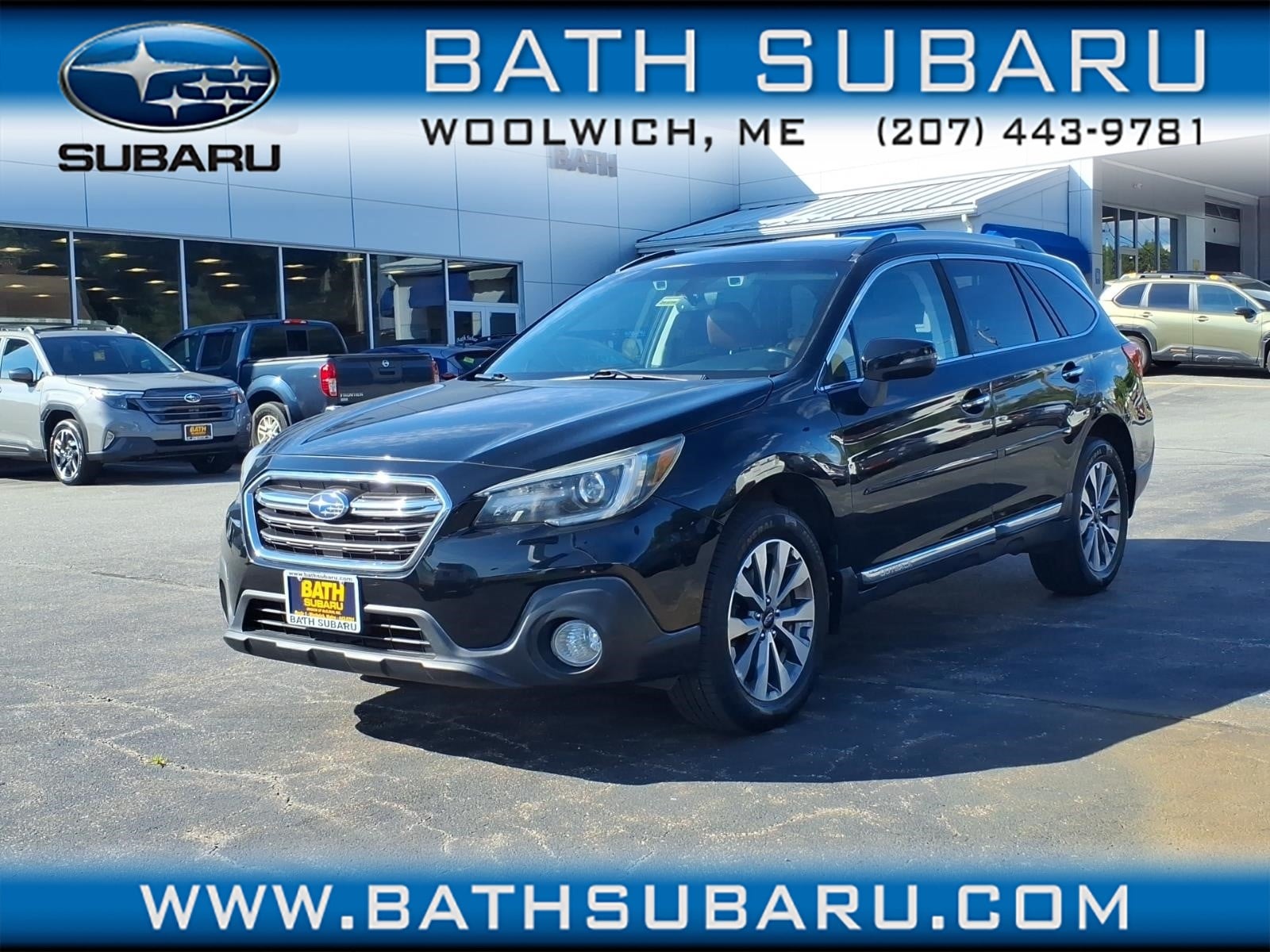 Used 2018 Subaru Outback Touring with VIN 4S4BSATC2J3209458 for sale in Woolwich, ME