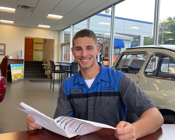 Staff member Dom Casale from ID_7b845b93a553