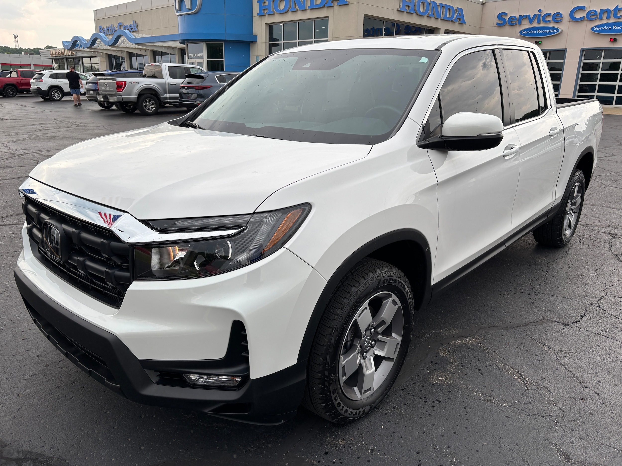 Certified 2024 Honda Ridgeline RTL with VIN 5FPYK3F59RB003602 for sale in Battle Creek, MI