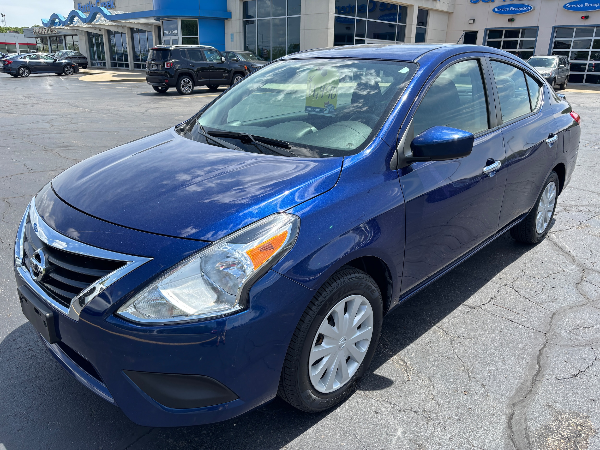 Used 2019 Nissan Versa Sedan SV with VIN 3N1CN7AP4KL815748 for sale in Battle Creek, MI
