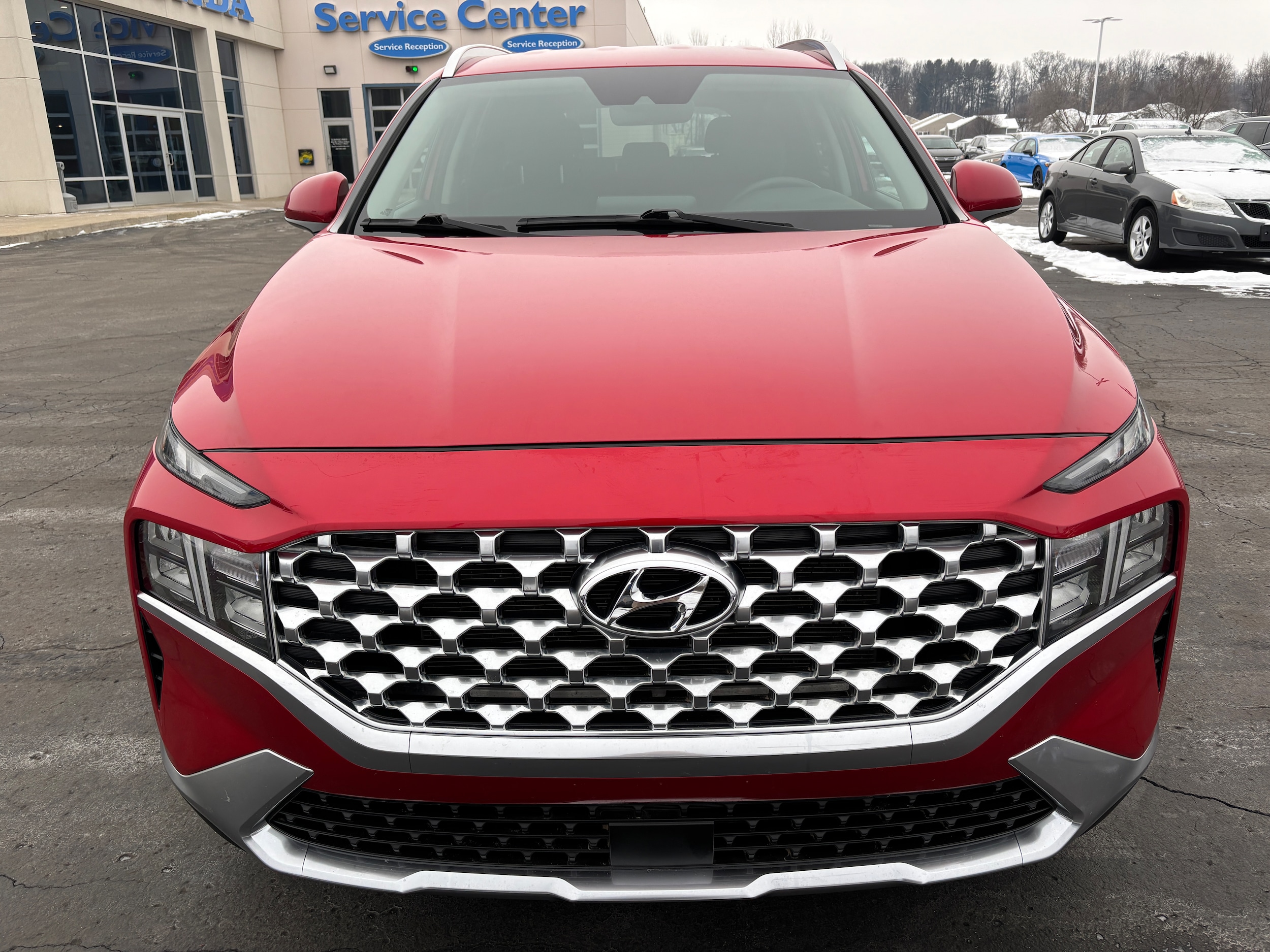 Used 2021 Hyundai Santa Fe SEL with VIN 5NMS2DAJ6MH371834 for sale in Battle Creek, MI