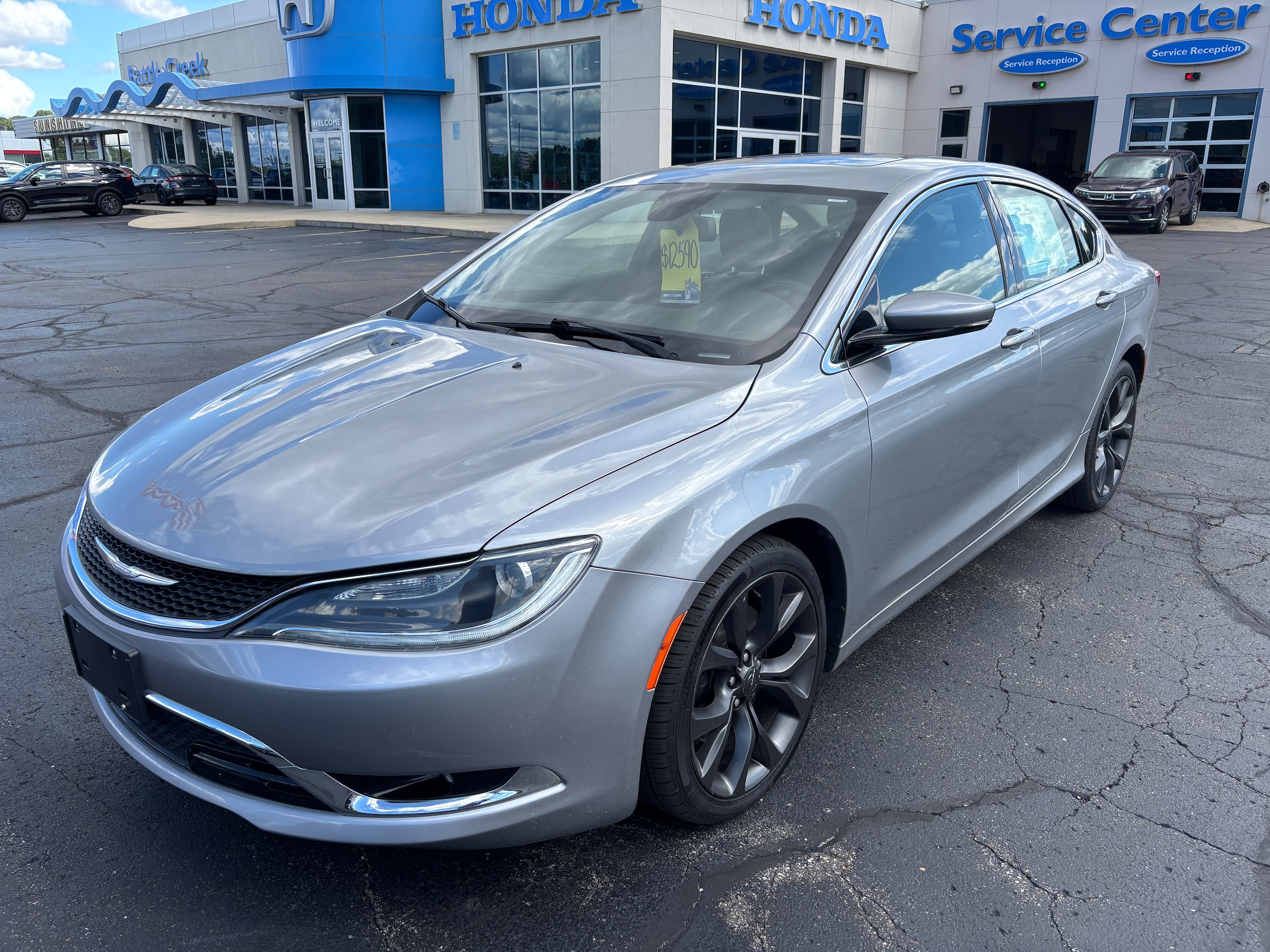 Used 2016 Chrysler 200 C with VIN 1C3CCCCG4GN193706 for sale in Springfield, MI