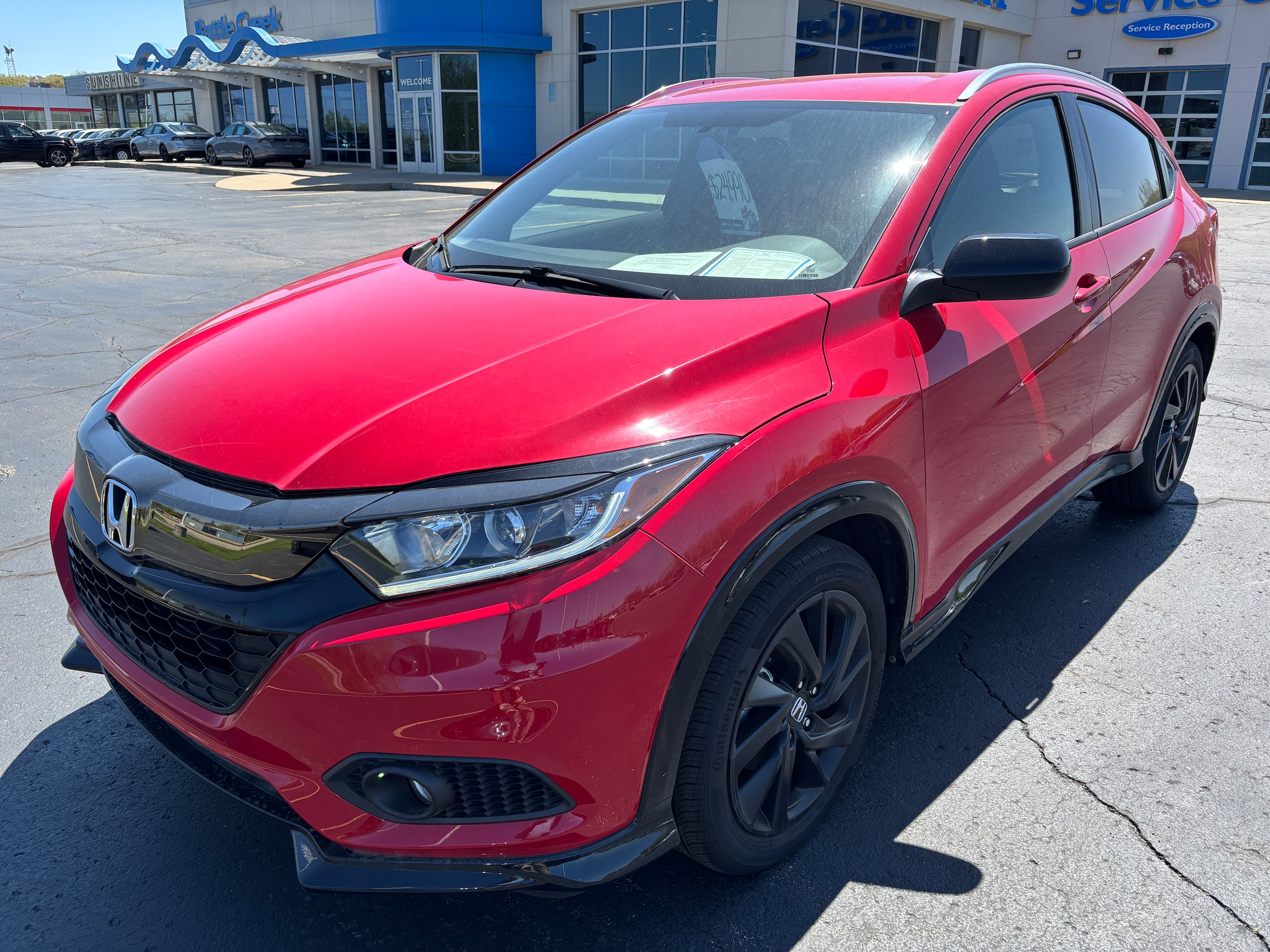 Certified 2022 Honda HR-V Sport with VIN 3CZRU6H13NM734724 for sale in Battle Creek, MI