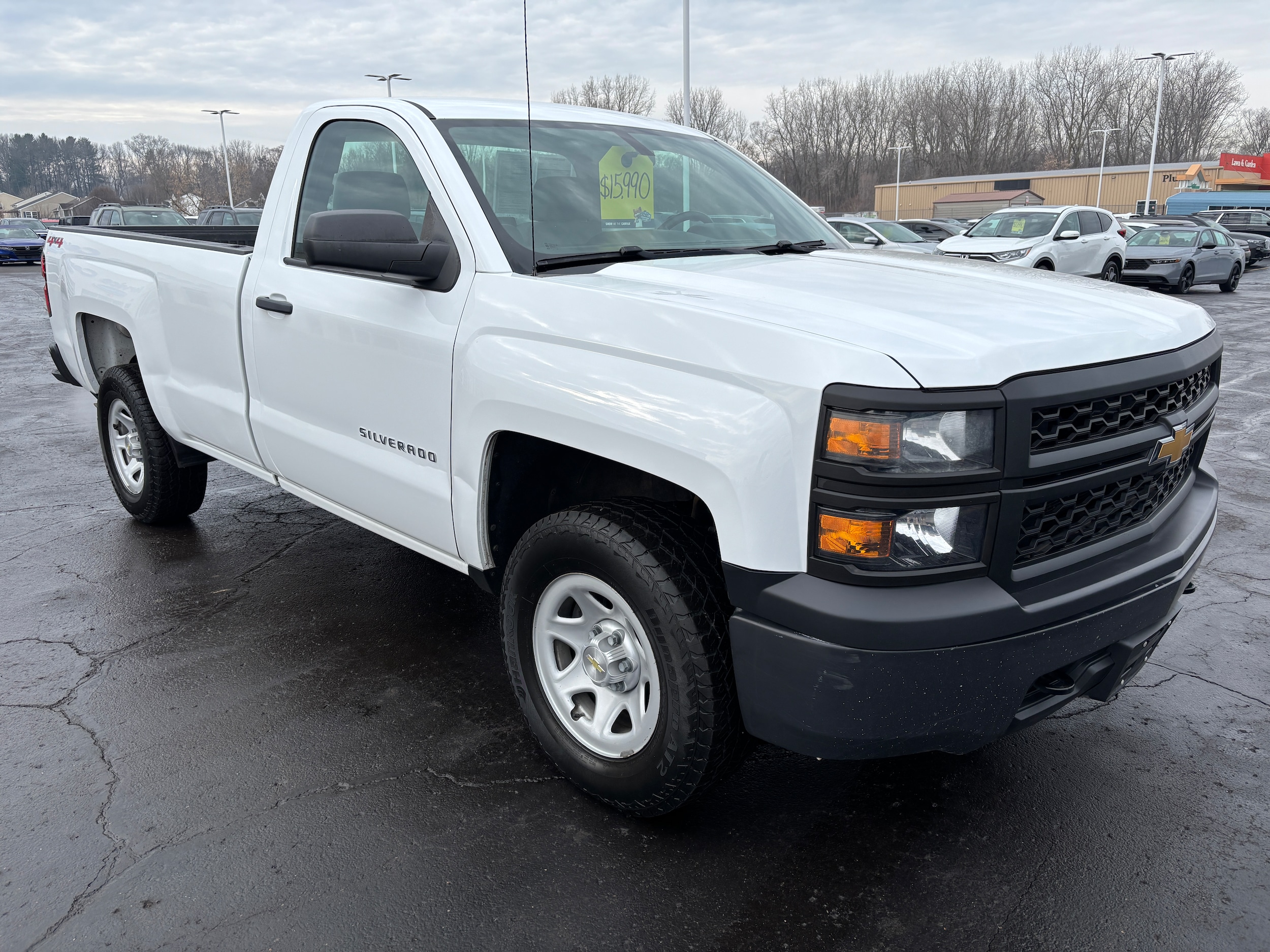 Used 2015 Chevrolet Silverado 1500 Work Truck 1WT with VIN 1GCNKPEC2FZ310215 for sale in Springfield, MI