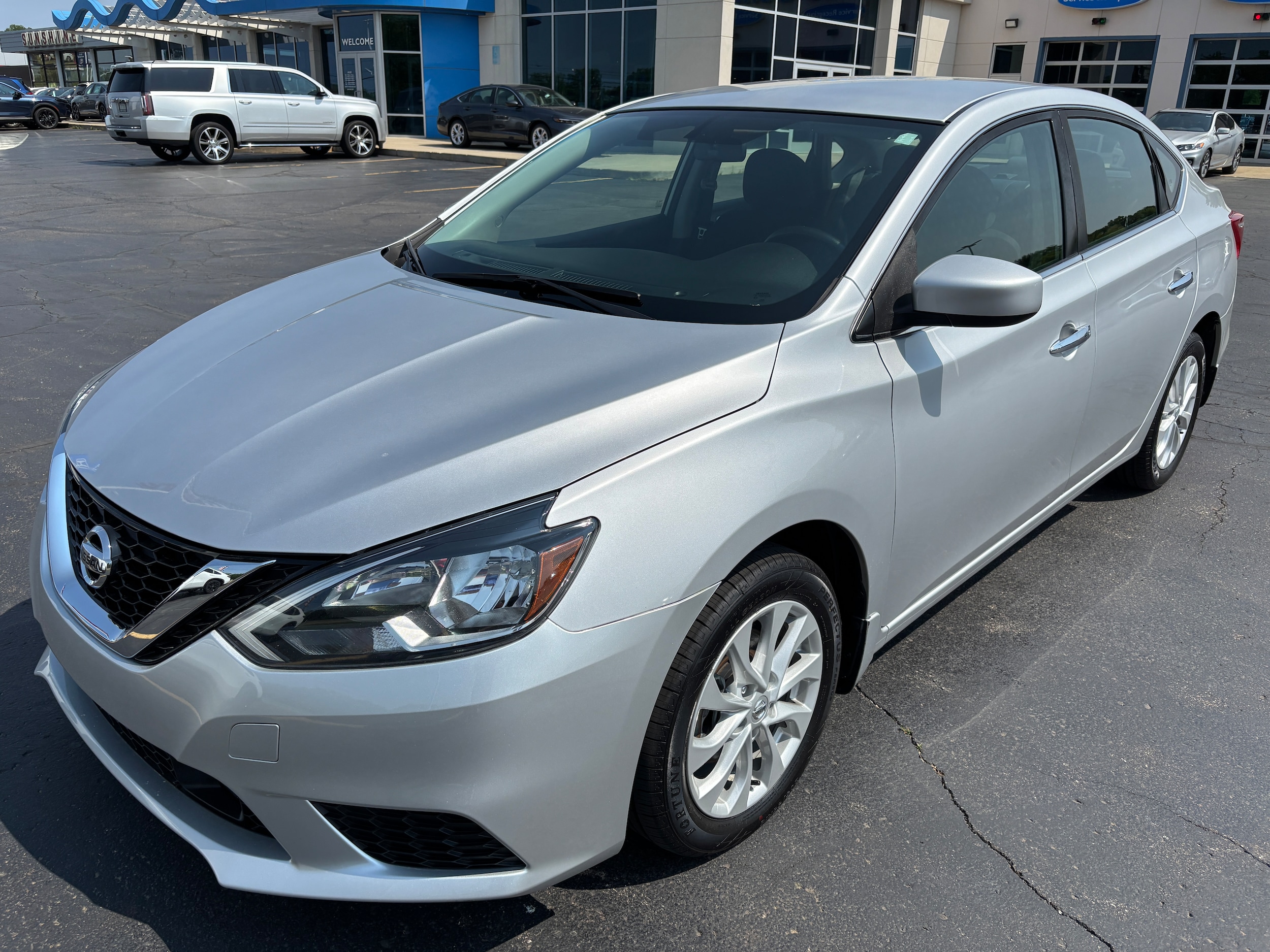 Used 2019 Nissan Sentra SV with VIN 3N1AB7AP4KY285879 for sale in Battle Creek, MI