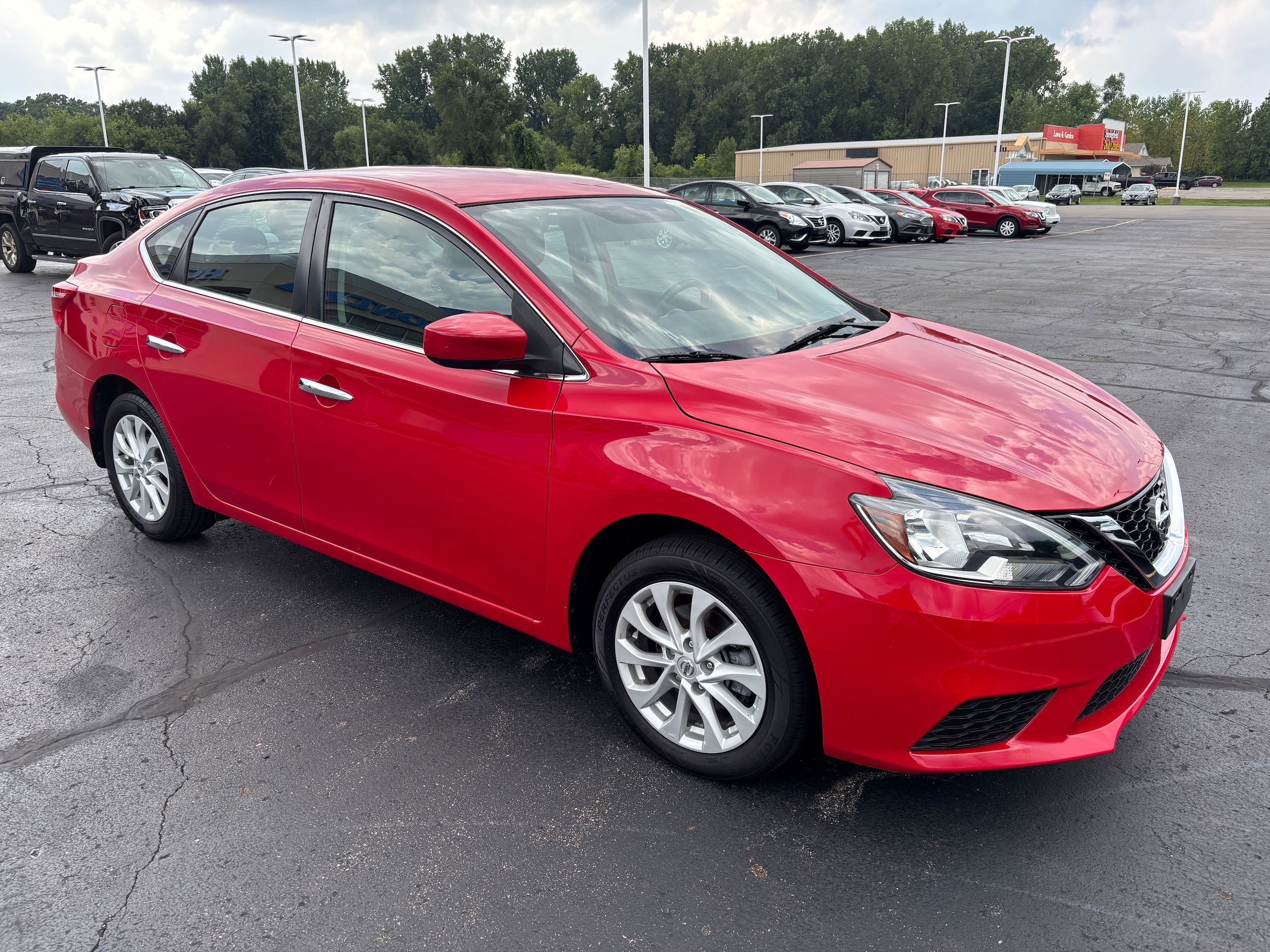 Used 2019 Nissan Sentra SV with VIN 3N1AB7AP1KL606581 for sale in Battle Creek, MI